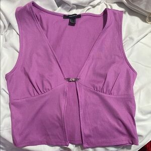 Forever 21 Lavender Ribbed Tank Top